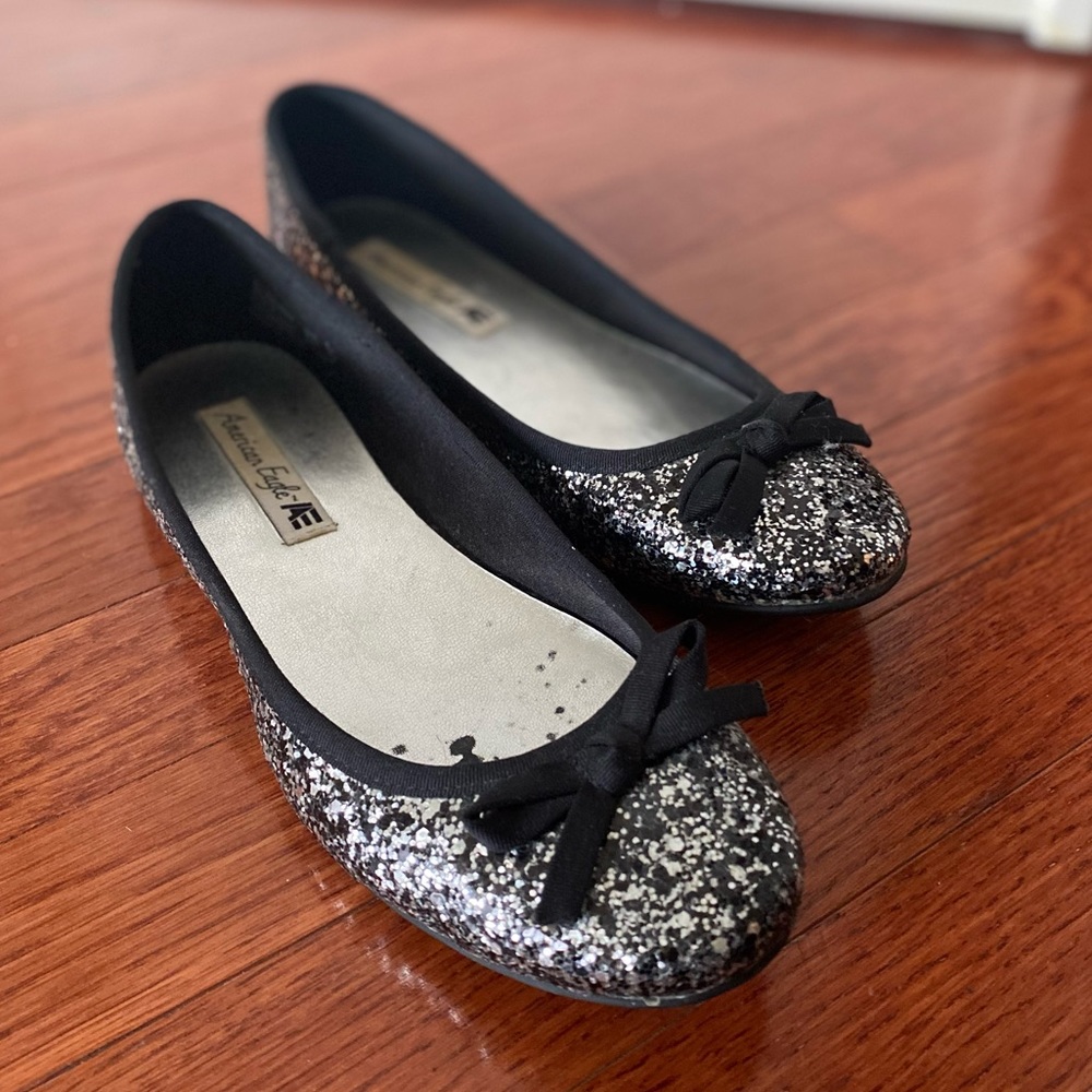 American Eagle Outfitters Sparkly Ballet Flats